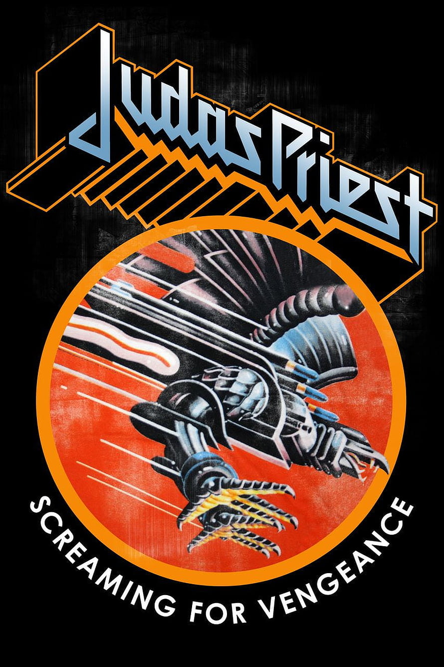 Judas Priest Screaming for Vengeance Album Artwork with Mechanical Claw Illustration HD phone wallpaper