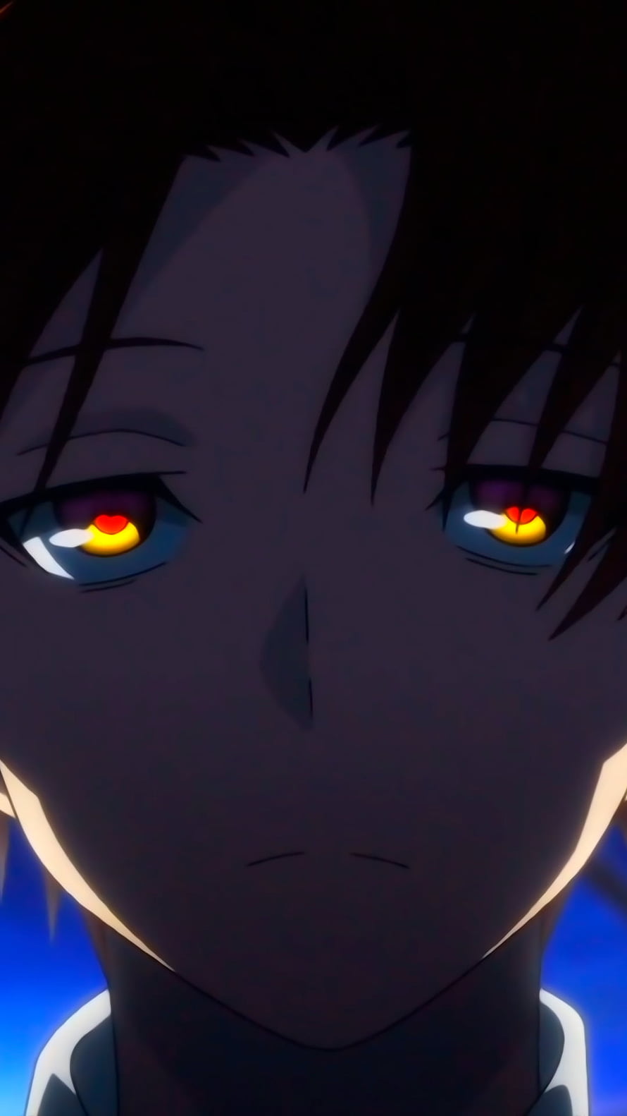 Ayanokoji Kiyotaka Anime Character Close-Up Portrait With Glowing Eyes HD phone wallpaper