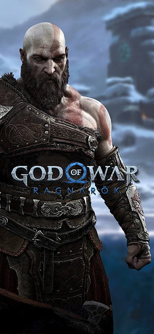 Kratos in God of War Ragnarok Official Artwork HD phone wallpaper