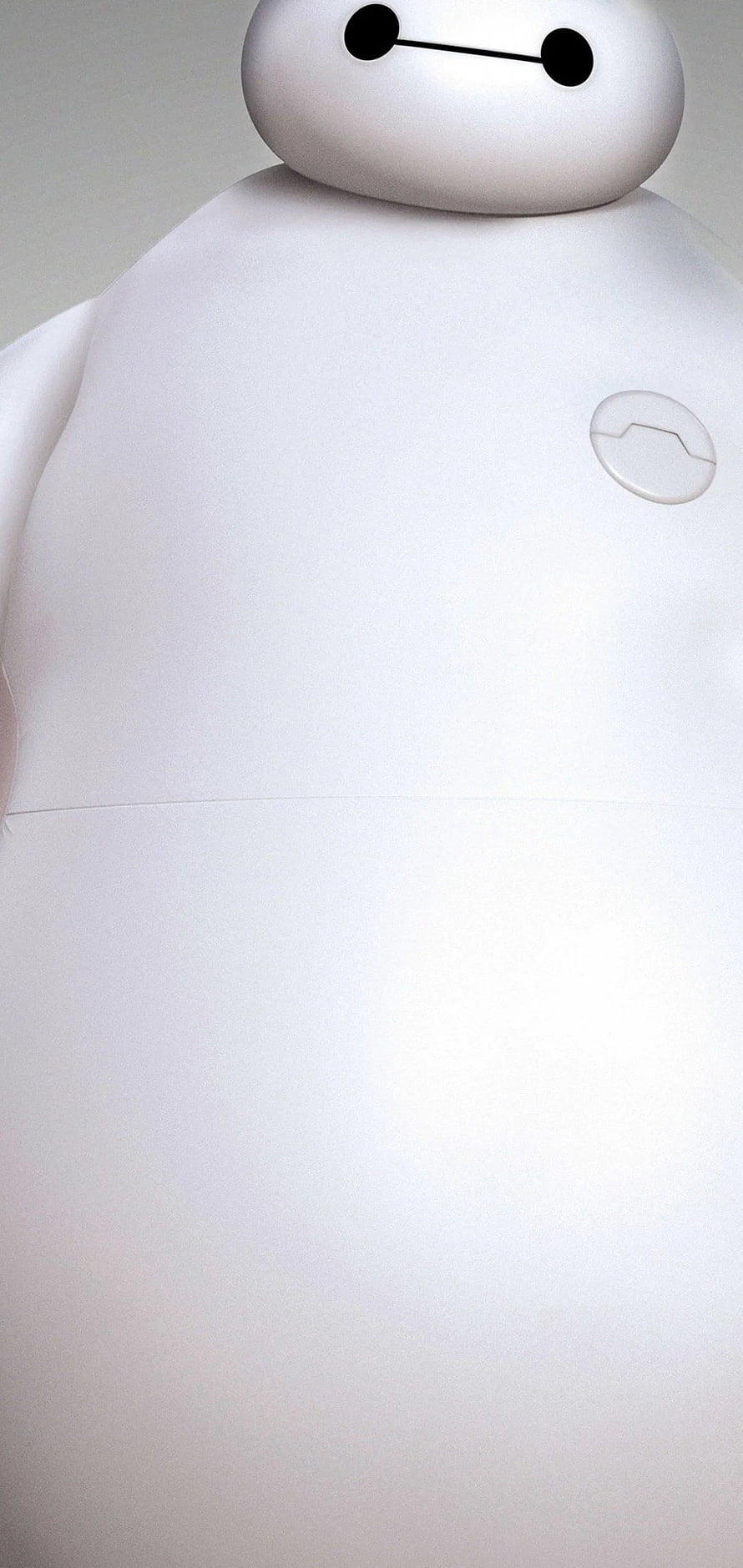 Big Hero 6 Baymax White Robot Character Close-Up Portrait HD phone wallpaper