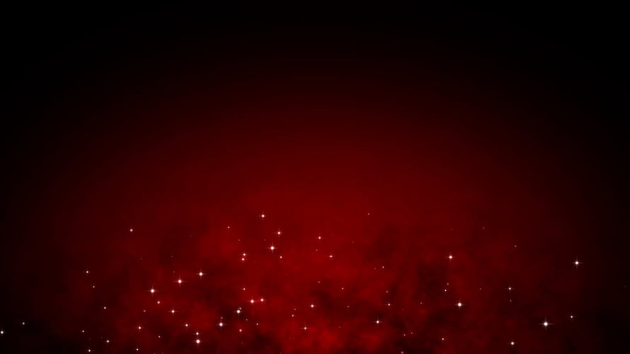 Crimson Nebula with Scattered Starlight Against a Deep Black Void HD wallpaper