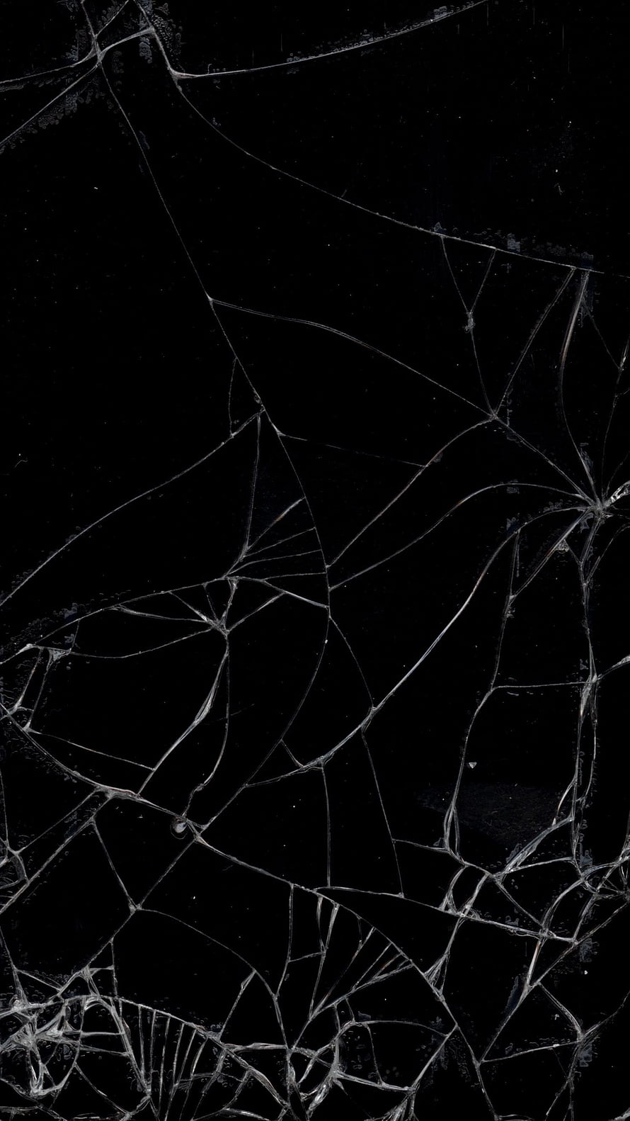 Abstract Black Marble Texture With White Veins And Cracks For Dark Minimalist Background HD phone wallpaper