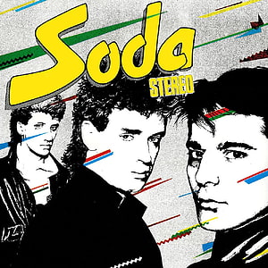 Soda Stereo Album Artwork with High Contrast Portrait and Geometric Lines HD phone wallpaper