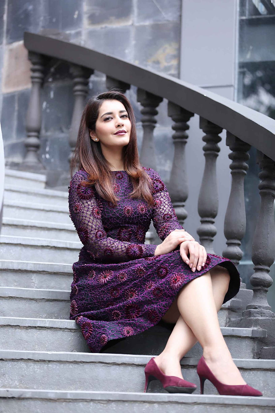 Priyanka Chopra in a Purple Floral Dress Sitting on Stone Steps HD phone wallpaper