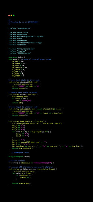 C++ Source Code Editor with Syntax Highlighting on Dark Background HD phone wallpaper