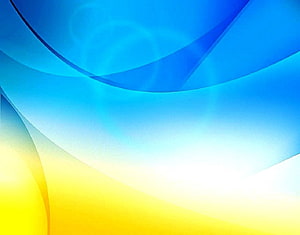Abstract Blue and Yellow Gradient Waves Wallpaper HD wallpaper