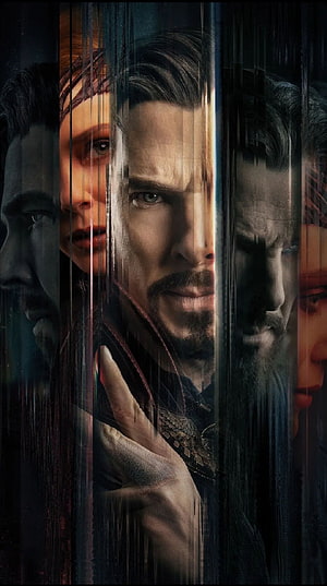 Doctor Strange and Scarlet Witch Multiverse of Madness Cinematic Poster HD phone wallpaper