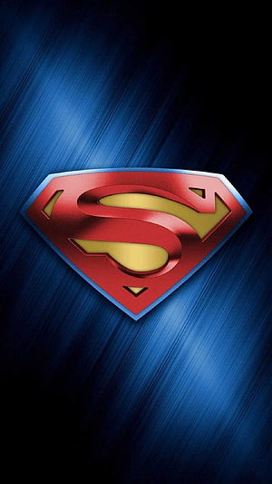 Superman S Shield Emblem on Deep Blue Motion Streak Background, Superman Logo Discover more Clark Kent, Superhero, Superman, Superman Logo in 2022. Superman , Superman logo, Superman , Super Girl Logo HD phone wallpaper