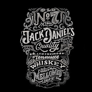 Jack Daniel's Old No. 7 Whiskey Vintage Ornamental Label Design HD phone wallpaper