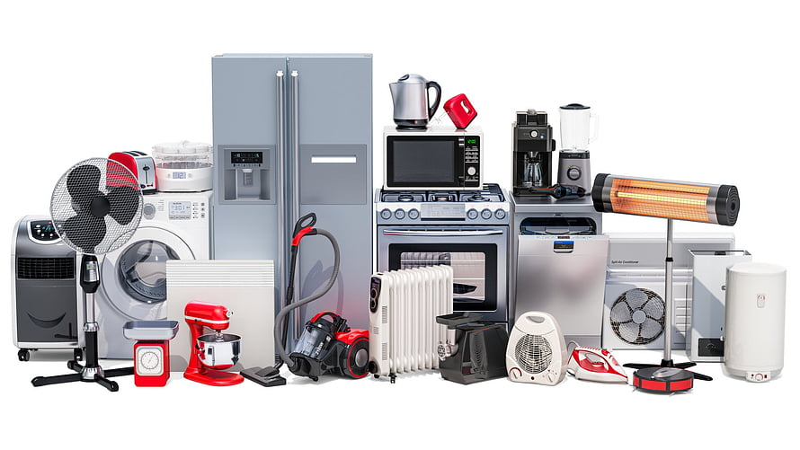 Assorted Home Appliances Collection Including Kitchen and Laundry Equipment HD wallpaper