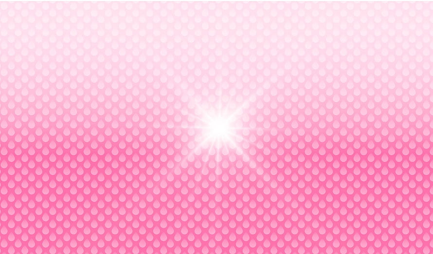 Soft Pink Gradient Background with Delicate Polka Dot Pattern and Central Lens Flare HD wallpaper
