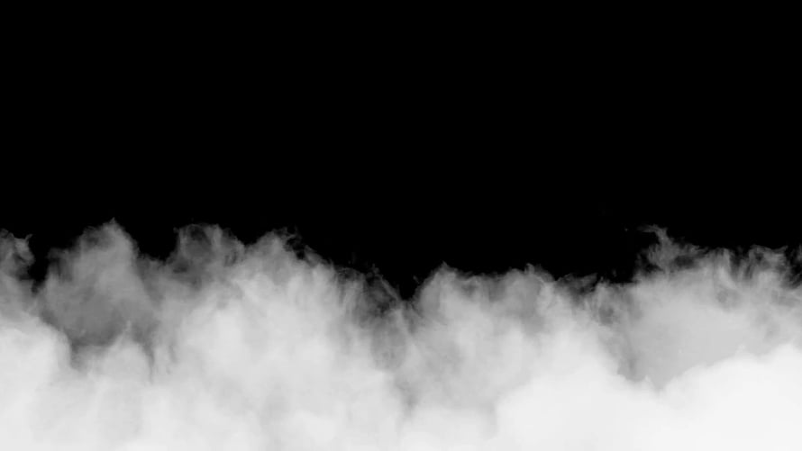 Monochrome Smoke Clouds Rising Against a Dark Background HD wallpaper