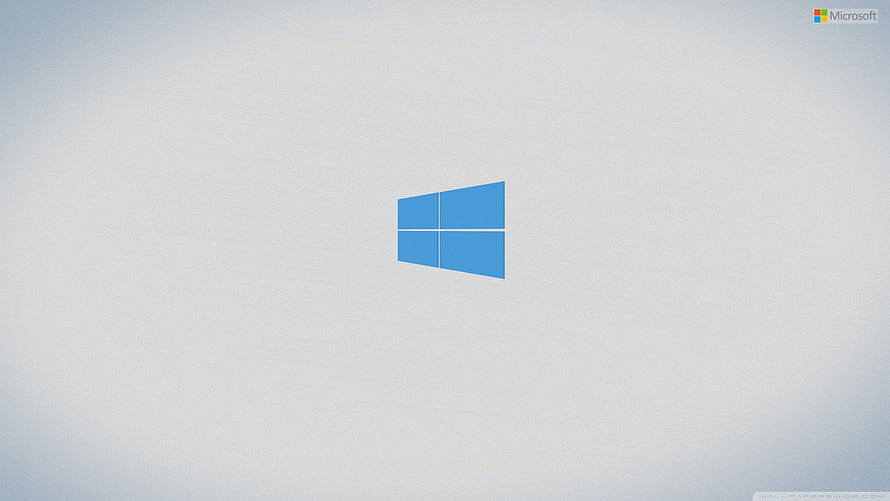 Minimalist Windows 10 Logo on Soft Gradient Background HD wallpaper