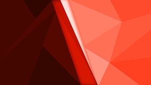Abstract Geometric Red and Orange Low Poly Faceted Background HD wallpaper