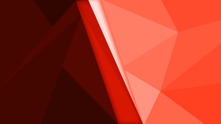 Abstract Geometric Red and Orange Low Poly Faceted Background HD wallpaper