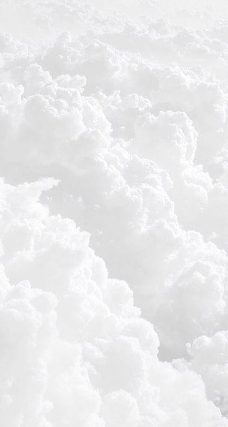 Serene White Clouds Filling The Sky - Minimalist Nature Background HD phone wallpaper