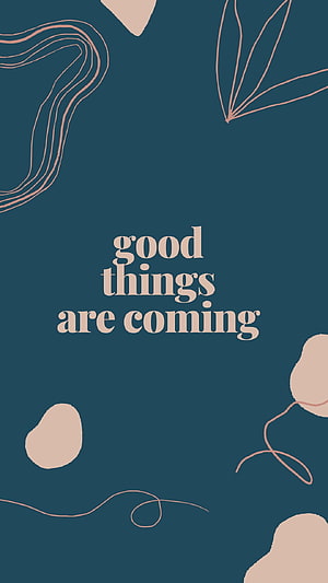 Minimalist Positive Affirmation Wallpaper with Abstract Line Art and Soft Shapes HD phone wallpaper