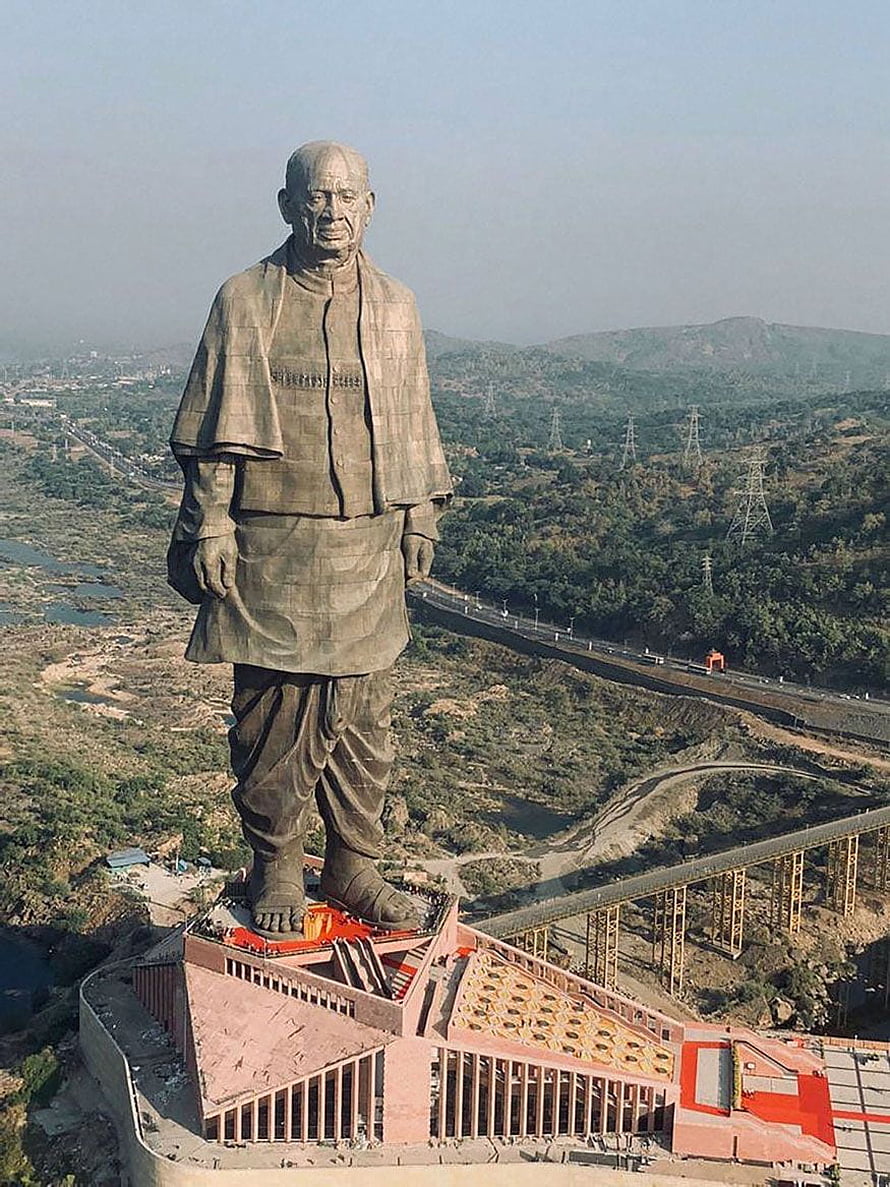 Statue of Unity Monument of Sardar Vallabhbhai Patel in Gujarat India HD phone wallpaper