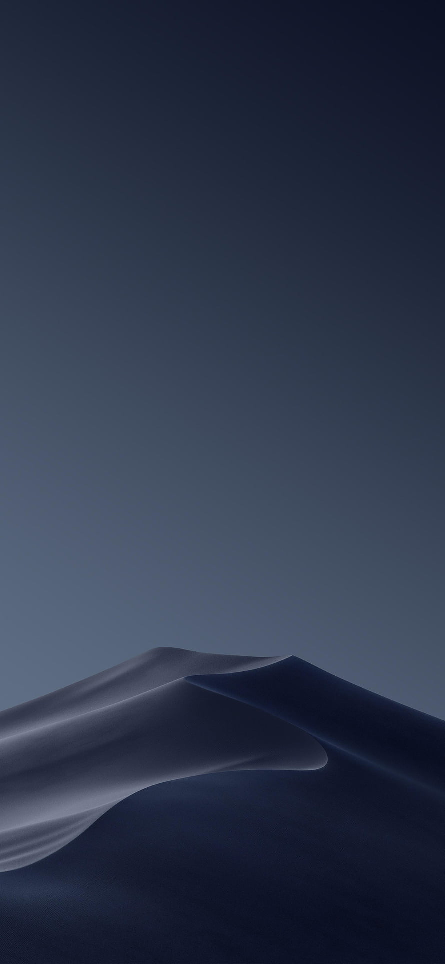 Dark Blue Abstract Sand Dunes Wallpaper HD phone wallpaper