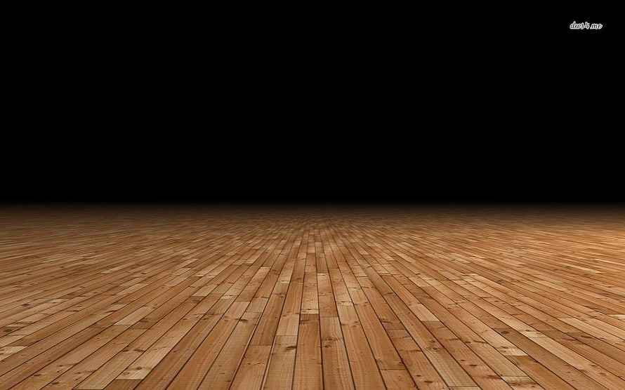 Empty Wooden Floor With Dark Background And Perspective View HD wallpaper