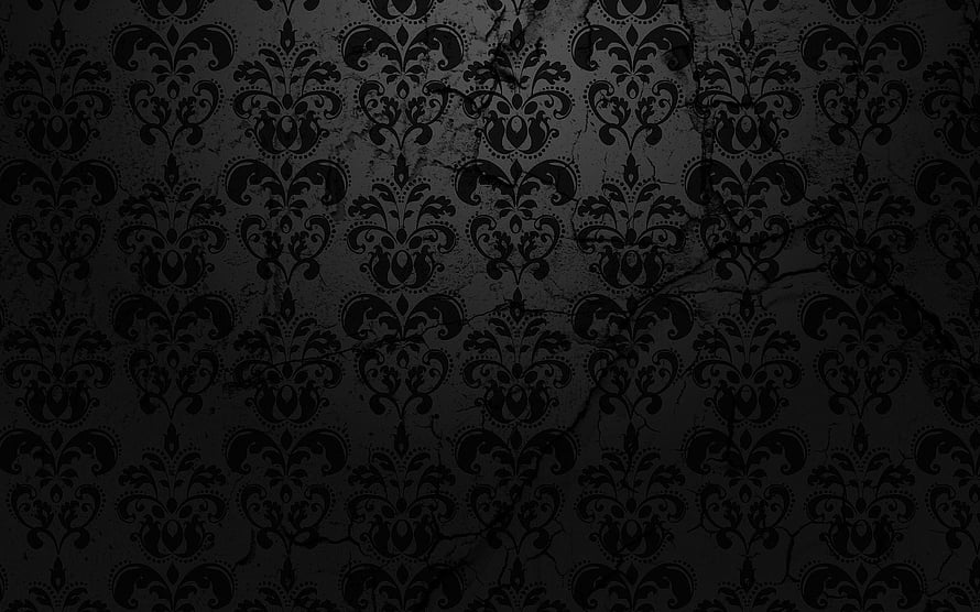 Dark Vintage Damask Wallpaper Pattern With Grunge Texture And Floral Motifs HD wallpaper