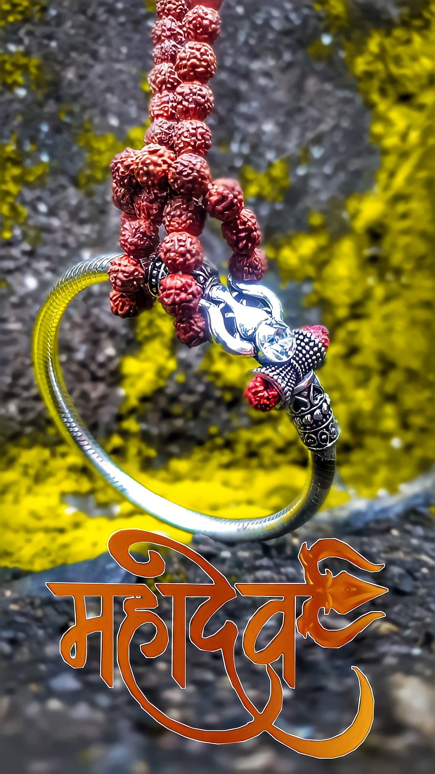 Mahadev Shiva Rudraksha Mala Wallpaper HD phone wallpaper