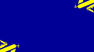 Abstract Blue And Yellow Geometric Pattern With Corner Accents HD wallpaper