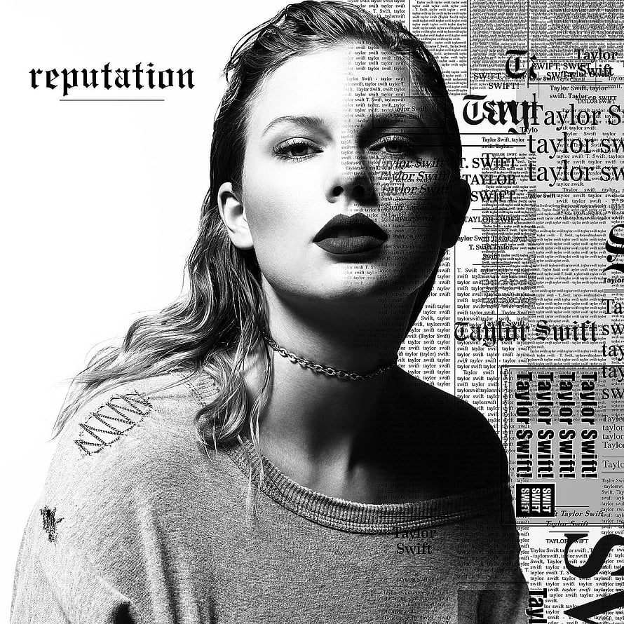Taylor Swift Reputation Album Cover Artwork Black and White Portrait HD phone wallpaper