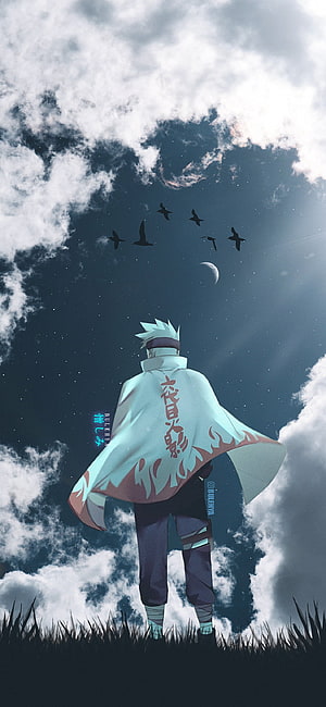 Naruto Uzumaki as Seventh Hokage Anime Wallpaper HD phone wallpaper