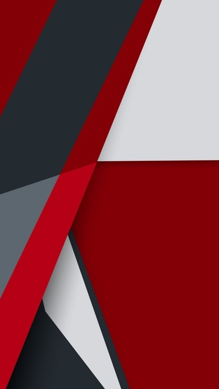 Red and Black Geometric Abstract Pattern with Sharp Angular Shapes and Minimalist Design HD phone wallpaper