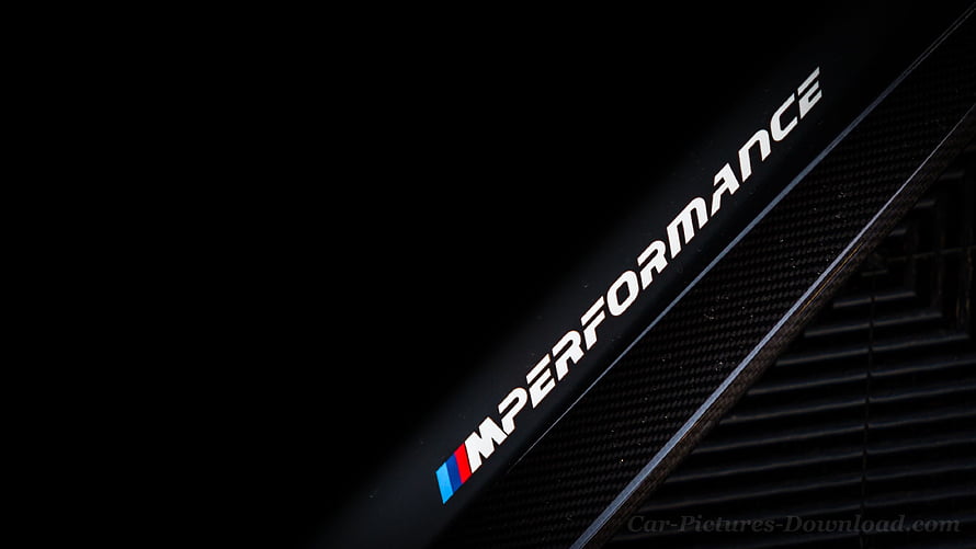 BMW M Performance Carbon Fiber Grille Detail Close Up HD wallpaper
