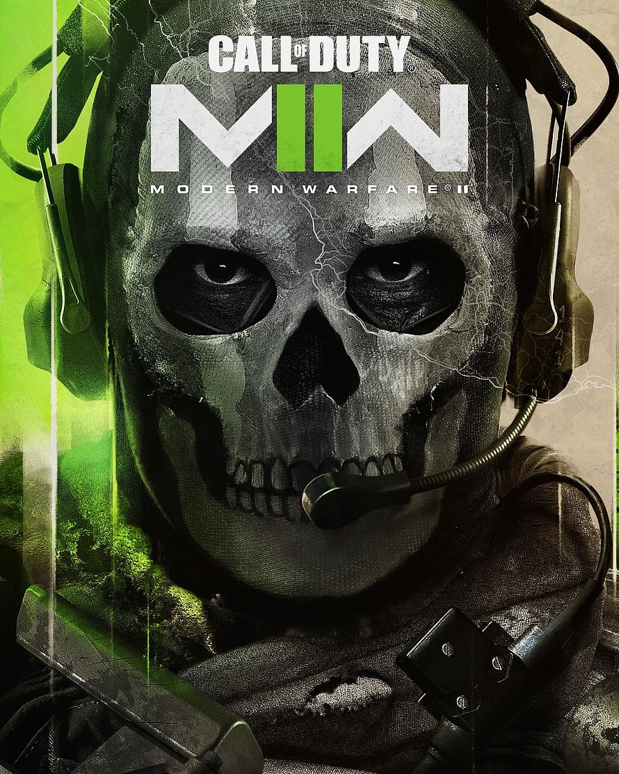 Call of Duty Modern Warfare II Ghost Skull Mask Tactical Headset Cover Art HD phone wallpaper