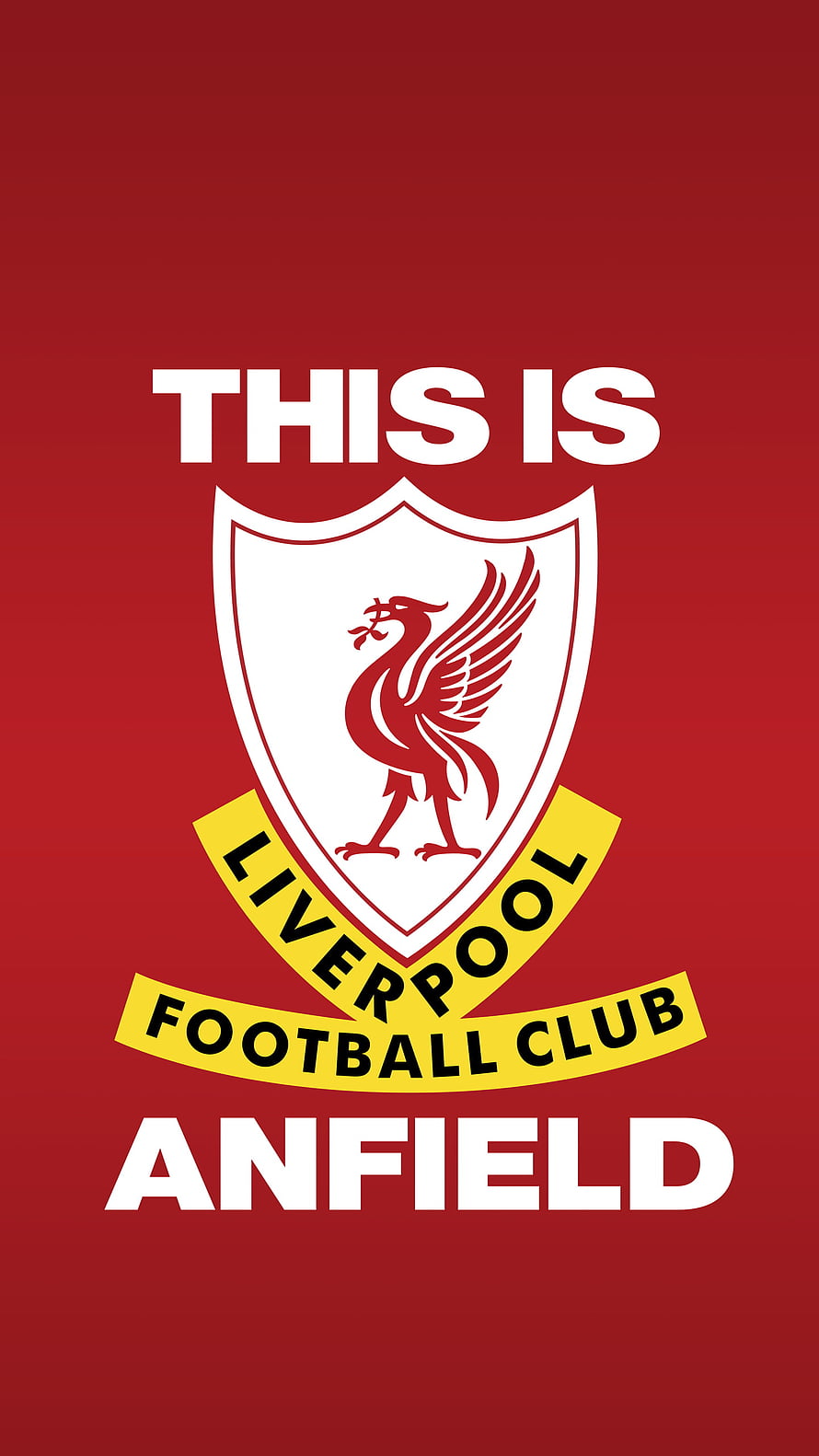 Liverpool FC This Is Anfield Logo Wallpaper HD phone wallpaper
