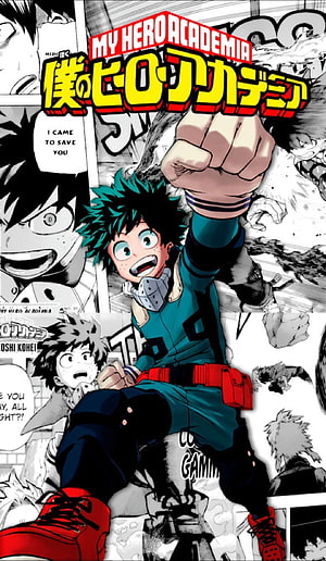 Izuku Midoriya My Hero Academia Manga Artwork, My Hero Academia - Izuku Midoriya Part 1. Hero poster, Hero, My hero academia, Deku Manga HD phone wallpaper