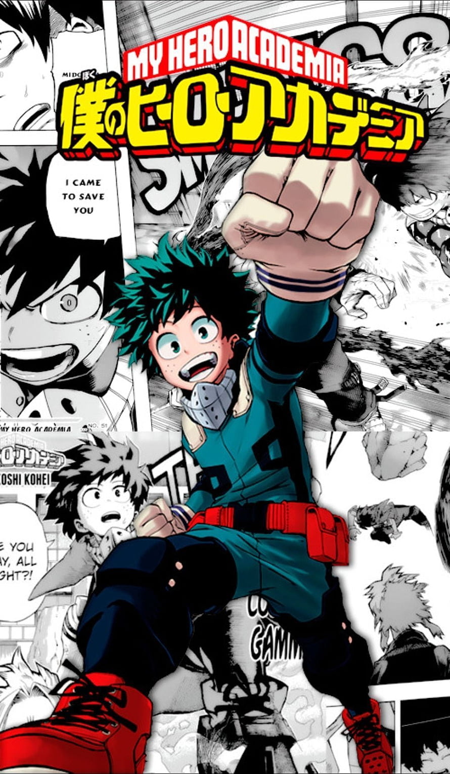 Izuku Midoriya My Hero Academia Manga Artwork, My Hero Academia - Izuku Midoriya Part 1. Hero poster, Hero, My hero academia, Deku Manga HD phone wallpaper