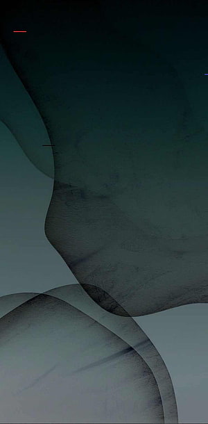 Abstract Dark Teal Curved Shapes Wallpaper HD phone wallpaper