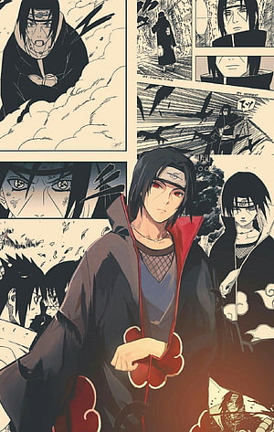 Itachi Uchiha Akatsuki Cloak Anime Manga Panel Artwork, Itachi. Itachi uchiha art, Anime, Anime naruto, Itachi Smile HD phone wallpaper