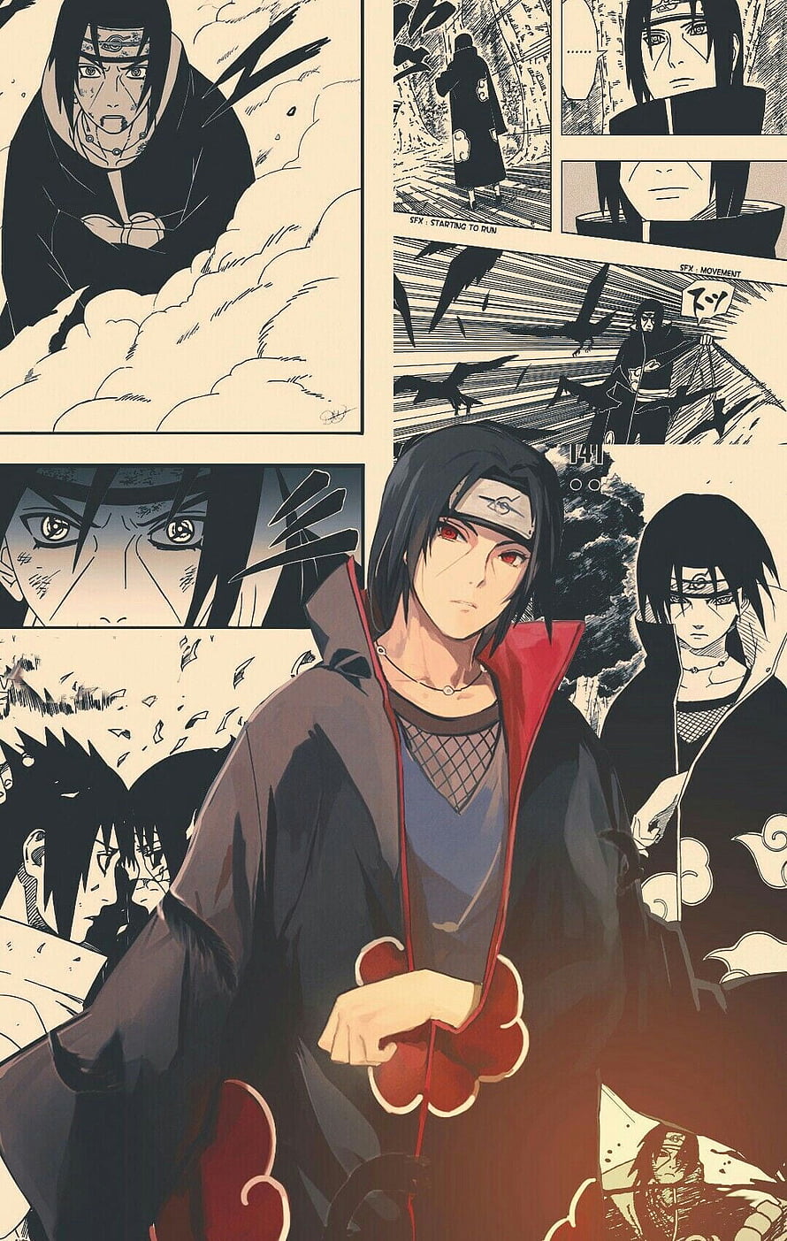 Itachi Uchiha Akatsuki Cloak Anime Manga Panel Artwork, Itachi. Itachi uchiha art, Anime, Anime naruto, Itachi Smile HD phone wallpaper