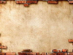 Vintage Distressed Brick Wall Texture With Exposed Red Bricks And Aged Plaster Surface HD wallpaper