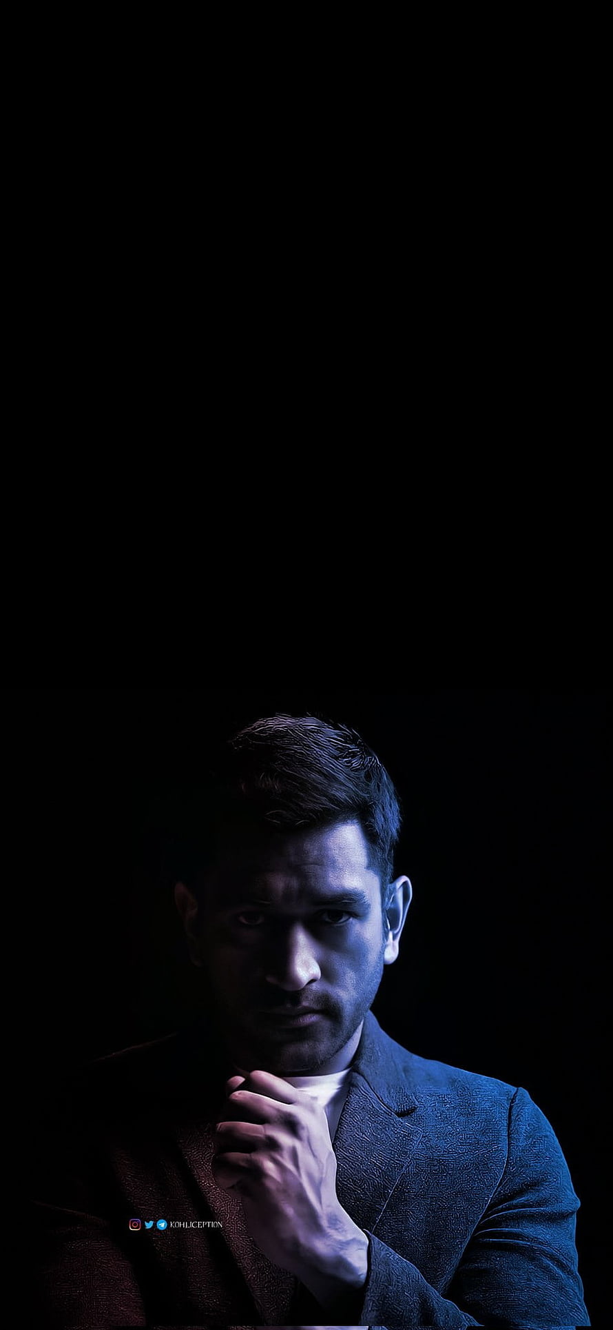 Shah Rukh Khan Intense Blue Portrait in Suit HD phone wallpaper