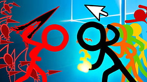 Alan Becker Stickman Animation Showdown with Fire and Sword Combat, Animator vs. Animation V (official). Stick figure animation, Animation, Stickman animation, Alan Becker HD wallpaper