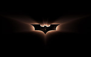 Dark Batman Symbol with Glowing Light Rays on Black Background, awesome batman logo Batman Logo for 1920×1200 Batman Logo 40 Wallpa. Batman , batman , , Batman Sign HD wallpaper