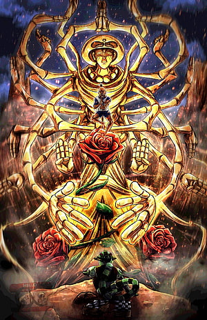 Hunter x Hunter: Chairman Netero and Meruem in a Golden Multi-Armed Divine Pose, Meruem Vs. Netero (by Me!) : R HunterXHunter, Chairman Netero HD phone wallpaper