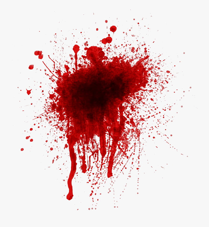 Red Blood Splatter Stain on White Background HD phone wallpaper