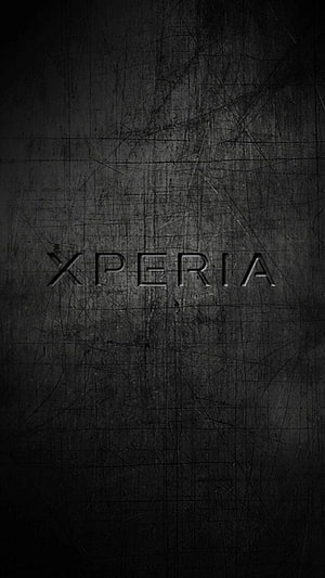 Xperia Black Smartphone Dark Scratched Metal Texture Wallpaper HD phone wallpaper