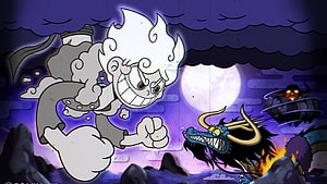 Monkey D. Luffy Gear 5 Confronting Kaido in One Piece Anime HD wallpaper