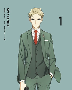 Loid Forger in Green Suit from Spy x Family Anime Character Art HD phone wallpaper