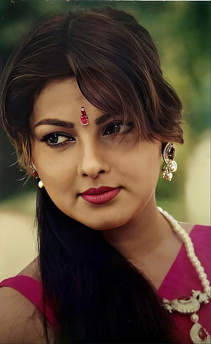 Mamata Kulkarni in Traditional Indian Attire with Jewelry and Saree HD phone wallpaper