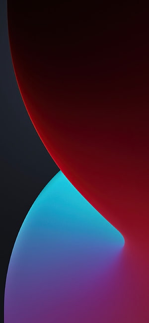 Abstract Red and Blue Gradient Curves on Dark Background HD phone wallpaper