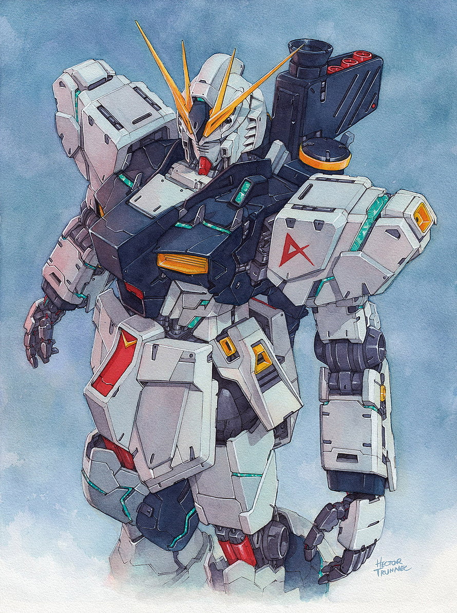 Gundam RX-78-2 Artwork Illustration HD phone wallpaper